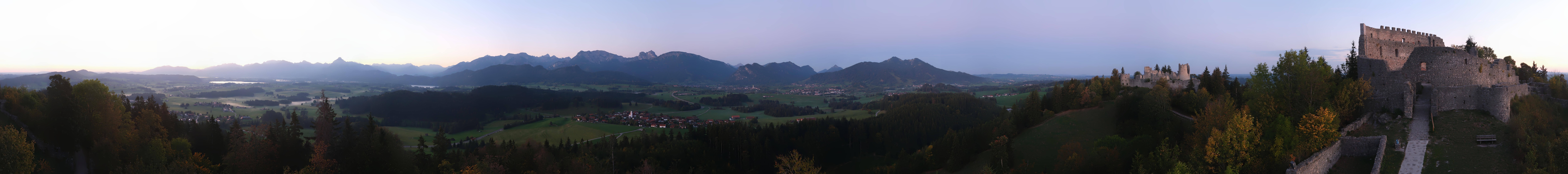 Archiv Foto Webcam Ausblick Burgruine Eisenberg