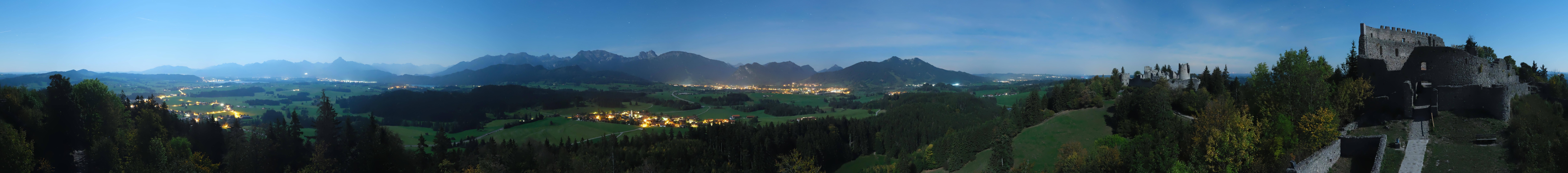 Archiv Foto Webcam Ausblick Burgruine Eisenberg