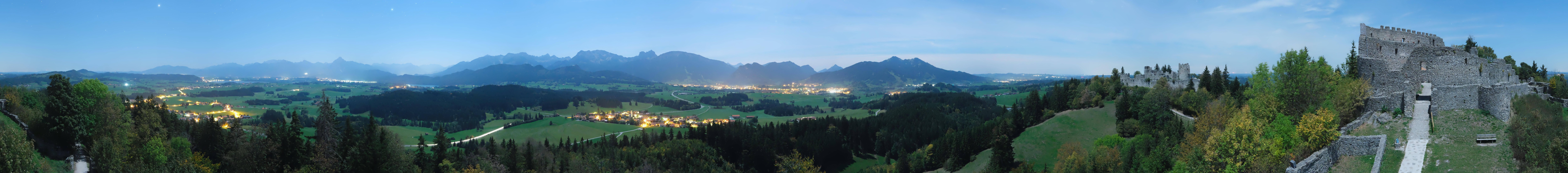 Archiv Foto Webcam Ausblick Burgruine Eisenberg