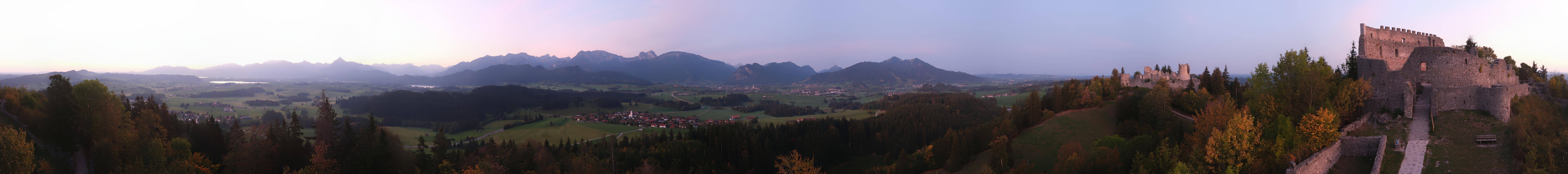 Archiv Foto Webcam Ausblick Burgruine Eisenberg