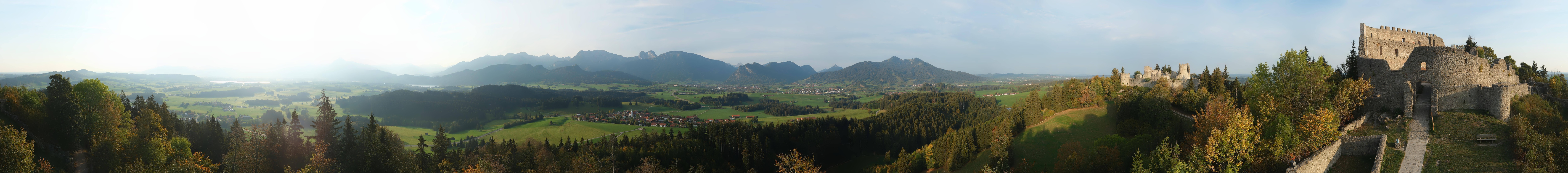 Archiv Foto Webcam Ausblick Burgruine Eisenberg