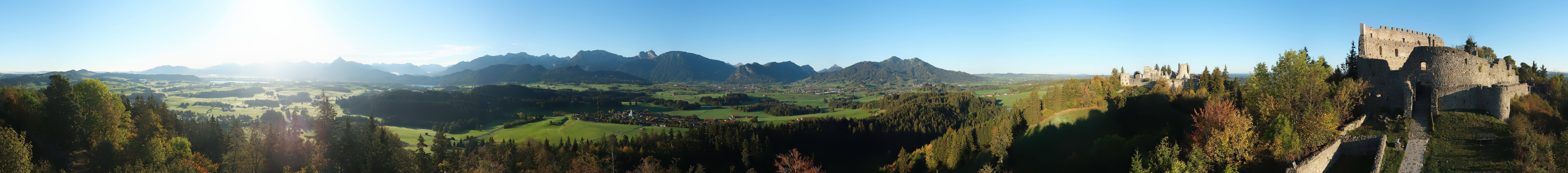 Archiv Foto Webcam Ausblick Burgruine Eisenberg