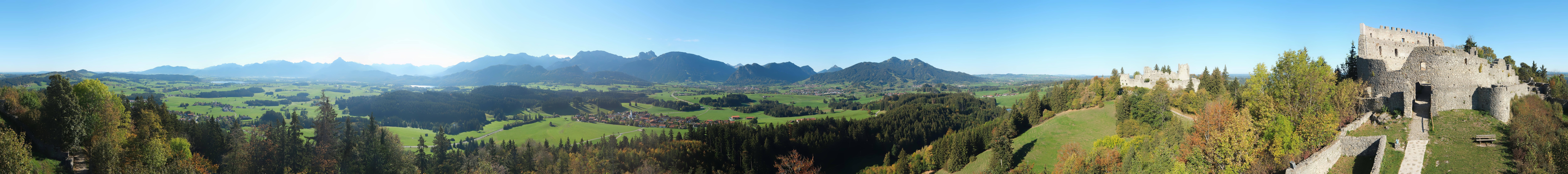 Archiv Foto Webcam Ausblick Burgruine Eisenberg