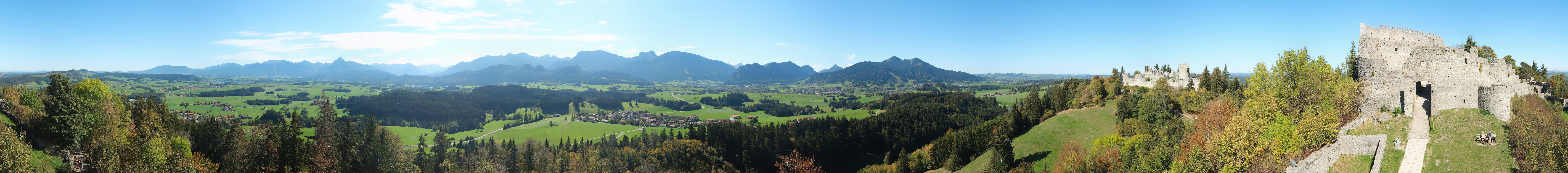 Archiv Foto Webcam Ausblick Burgruine Eisenberg