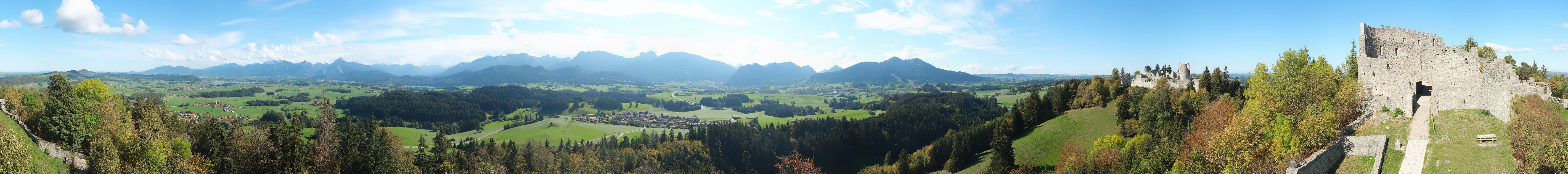 Archiv Foto Webcam Ausblick Burgruine Eisenberg