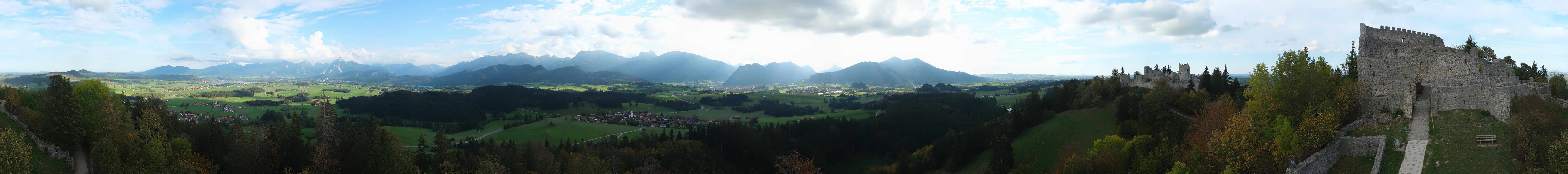 Archiv Foto Webcam Ausblick Burgruine Eisenberg