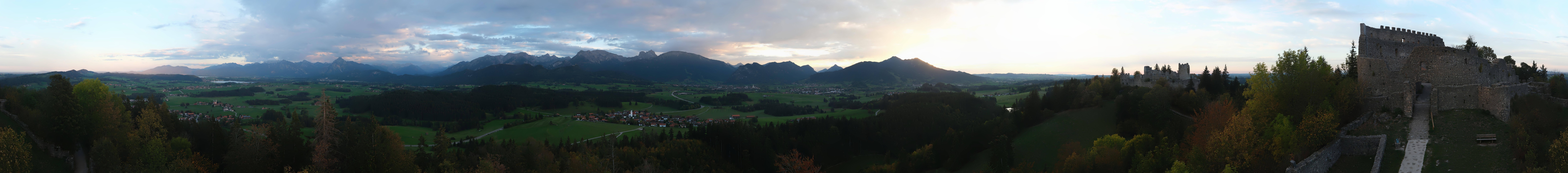 Archiv Foto Webcam Ausblick Burgruine Eisenberg
