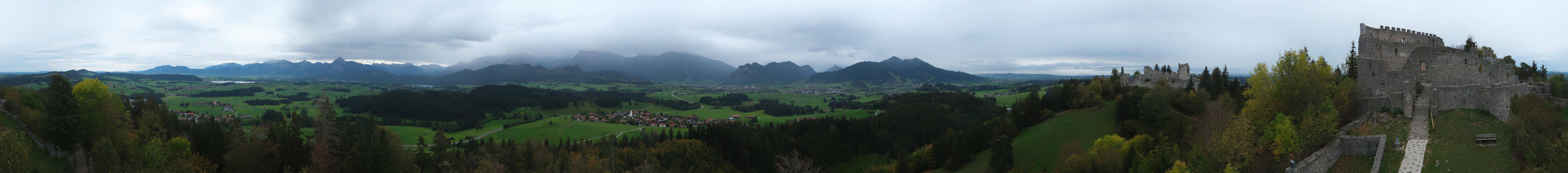 Archiv Foto Webcam Ausblick Burgruine Eisenberg