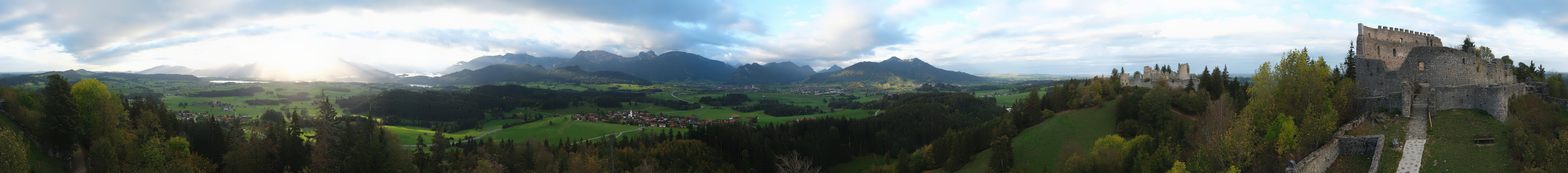 Archiv Foto Webcam Ausblick Burgruine Eisenberg