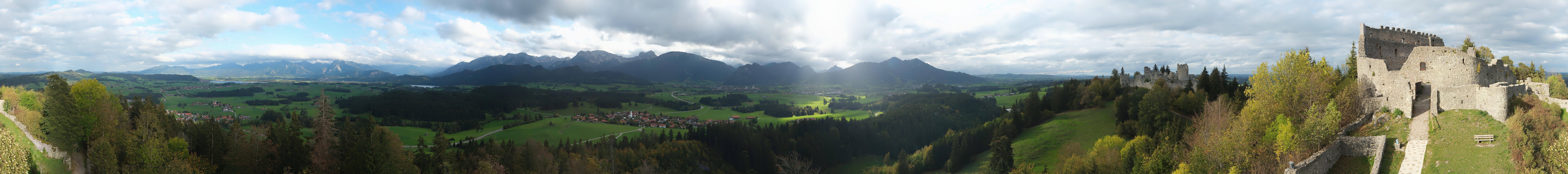 Archiv Foto Webcam Ausblick Burgruine Eisenberg