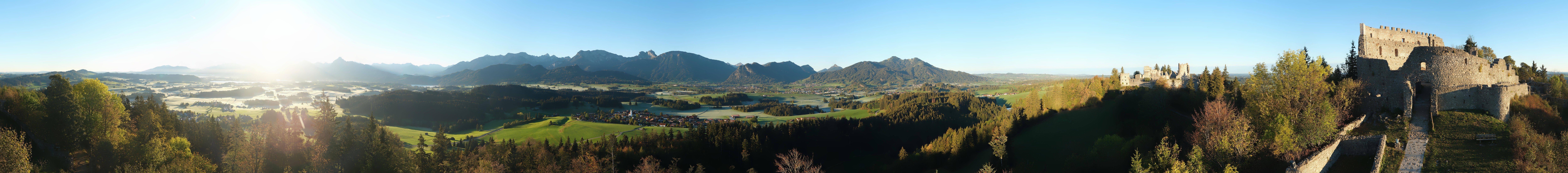 Archiv Foto Webcam Ausblick Burgruine Eisenberg