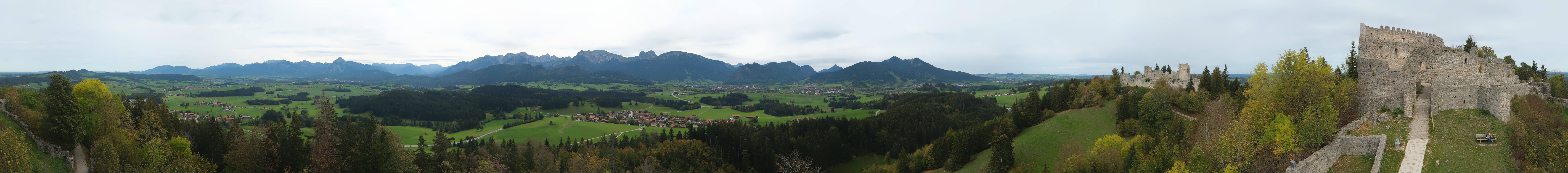 Archiv Foto Webcam Ausblick Burgruine Eisenberg