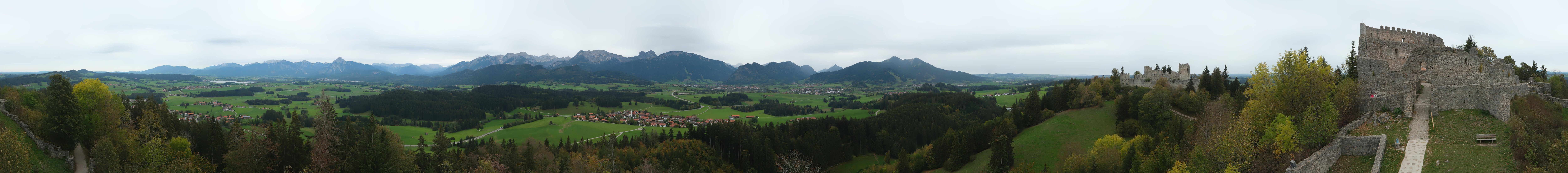 Archiv Foto Webcam Ausblick Burgruine Eisenberg