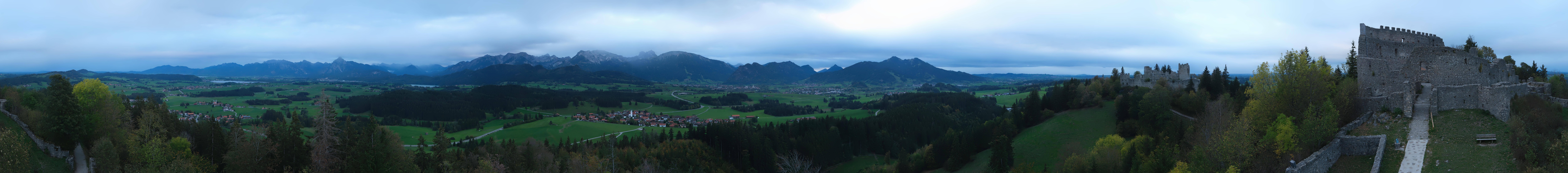 Archiv Foto Webcam Ausblick Burgruine Eisenberg