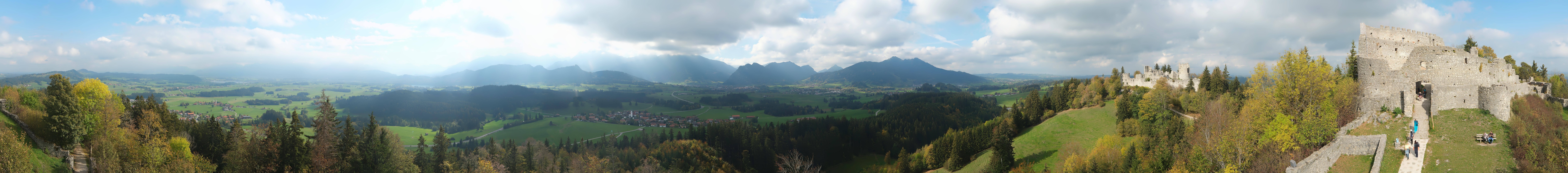 Archiv Foto Webcam Ausblick Burgruine Eisenberg