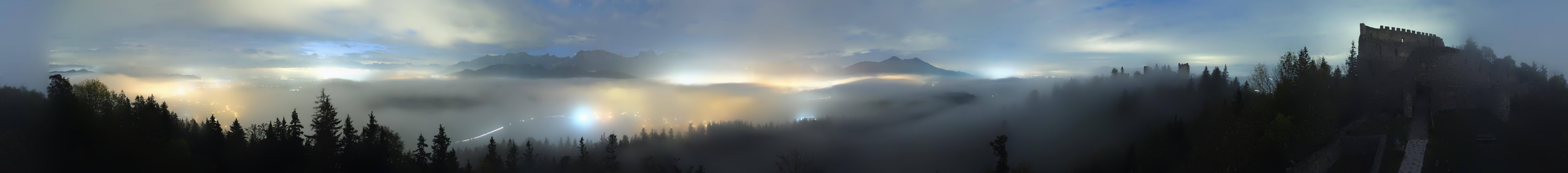 Archiv Foto Webcam Ausblick Burgruine Eisenberg