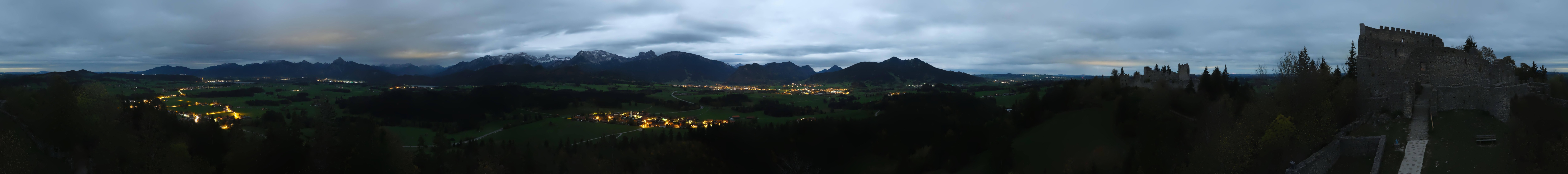 Archiv Foto Webcam Ausblick Burgruine Eisenberg
