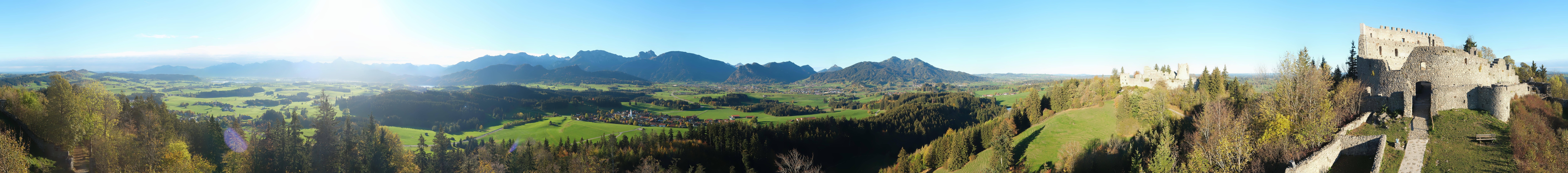 Archiv Foto Webcam Ausblick Burgruine Eisenberg