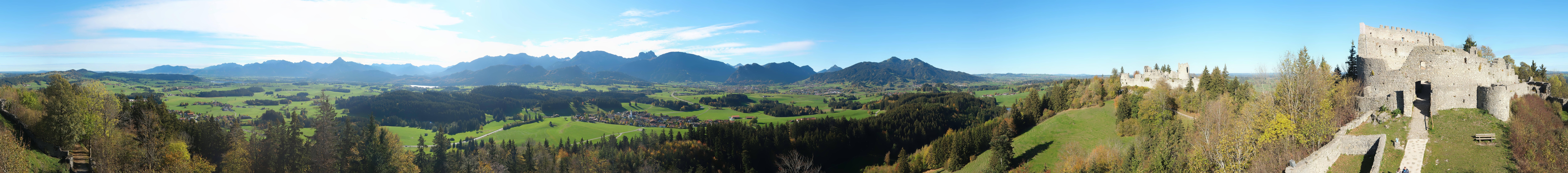 Archiv Foto Webcam Ausblick Burgruine Eisenberg