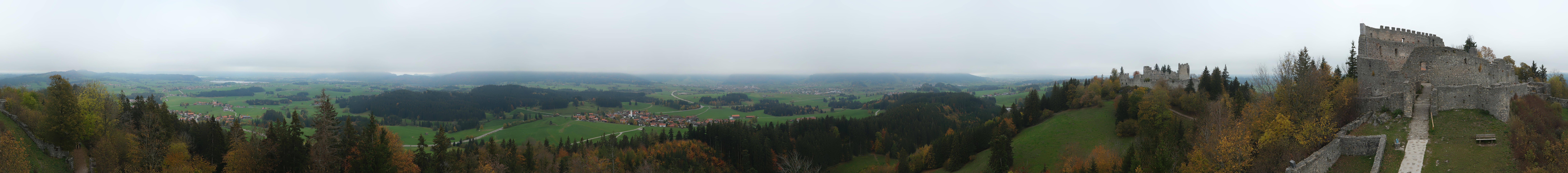 Archiv Foto Webcam Ausblick Burgruine Eisenberg