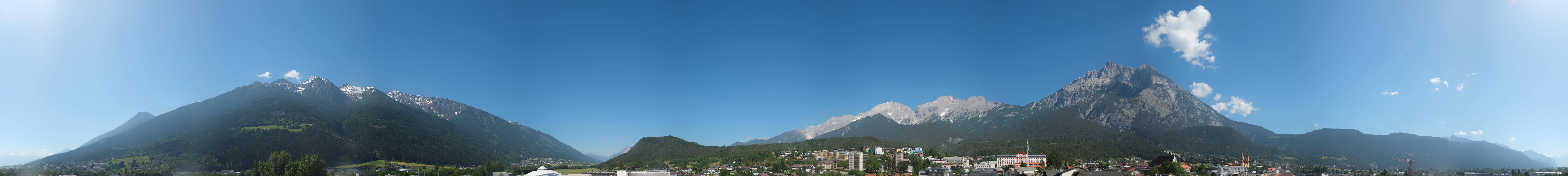 Archived image Webcam Panoramic view Telfs
