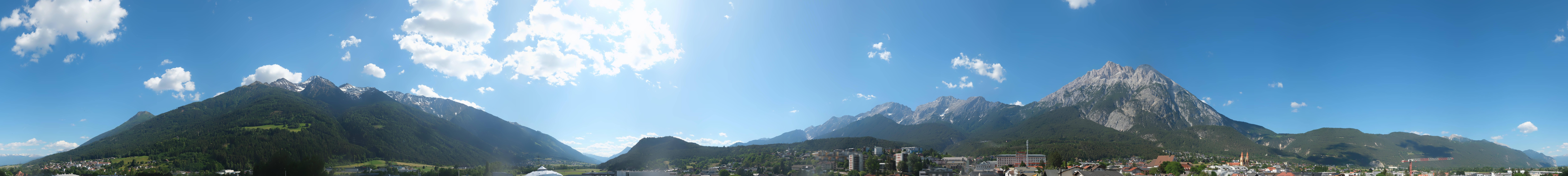 Archived image Webcam Panoramic view Telfs
