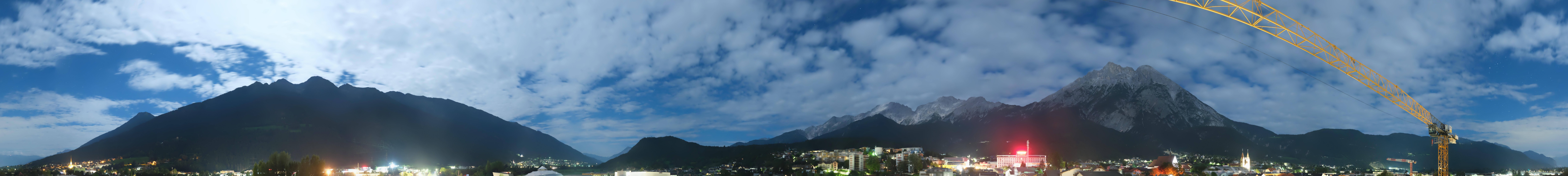 Archived image Webcam Panoramic view Telfs
