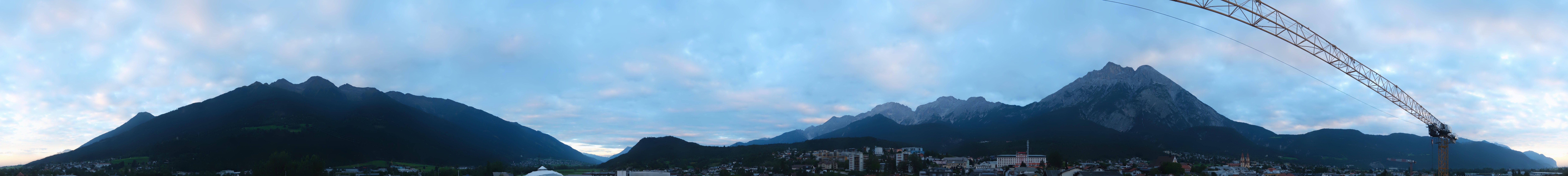 Archived image Webcam Panoramic view Telfs