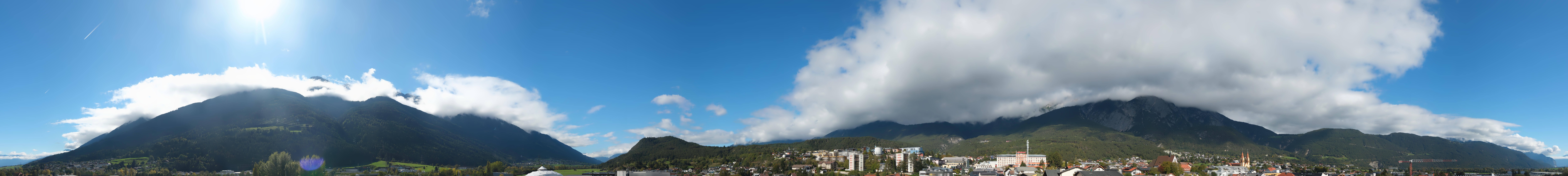 Archived image Webcam Panoramic view Telfs