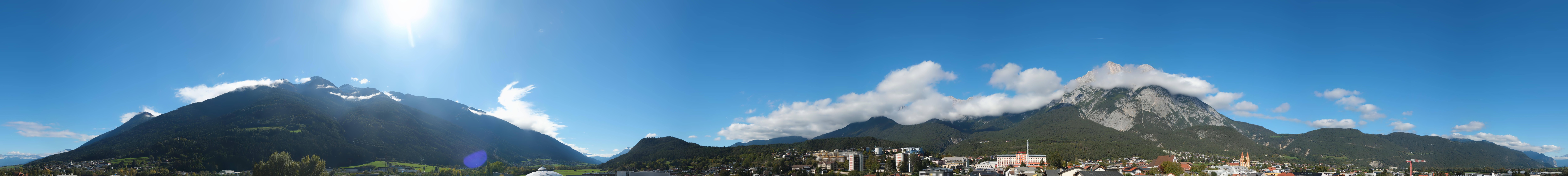 Archived image Webcam Panoramic view Telfs