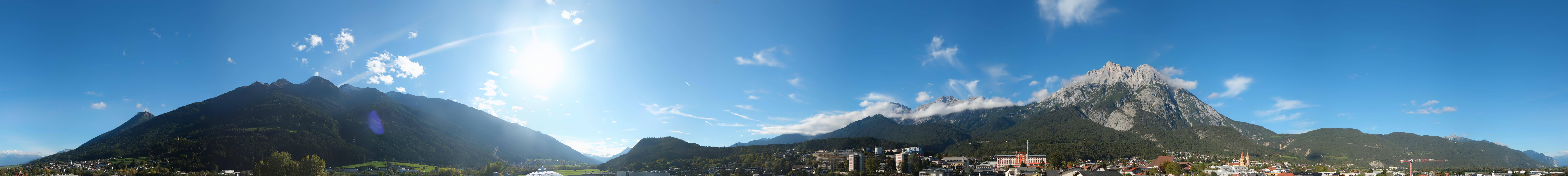 Archived image Webcam Panoramic view Telfs