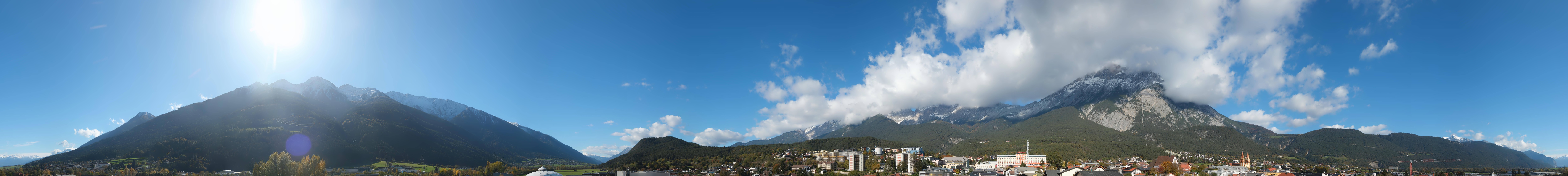 Archived image Webcam Panoramic view Telfs