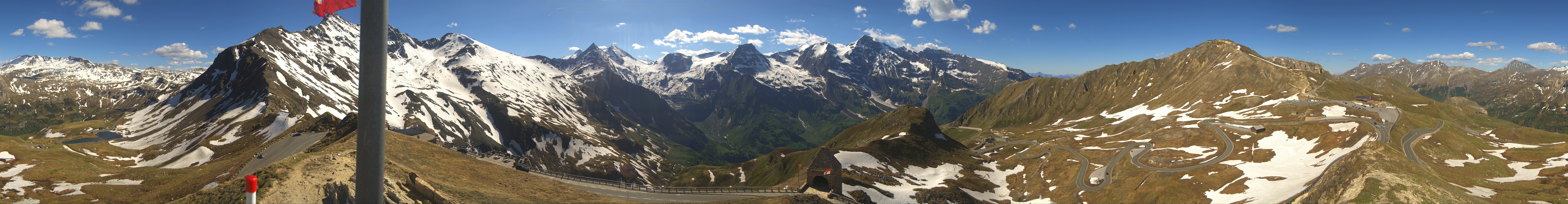 Archiv Foto Webcam Großglockner Hochalpenstraße: Fuschertörl