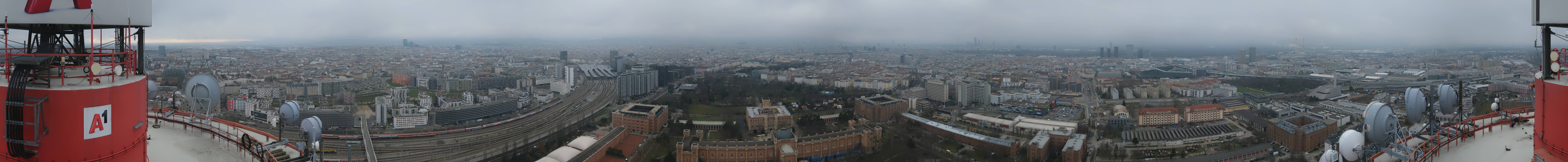 Archiv Foto Webcam Wien - Stadtpanorama
