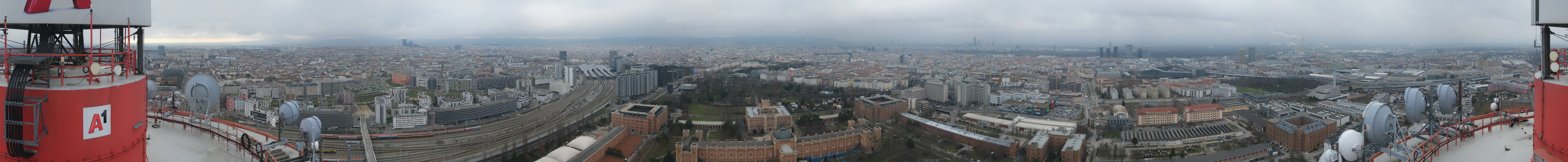 Archiv Foto Webcam Wien - Stadtpanorama