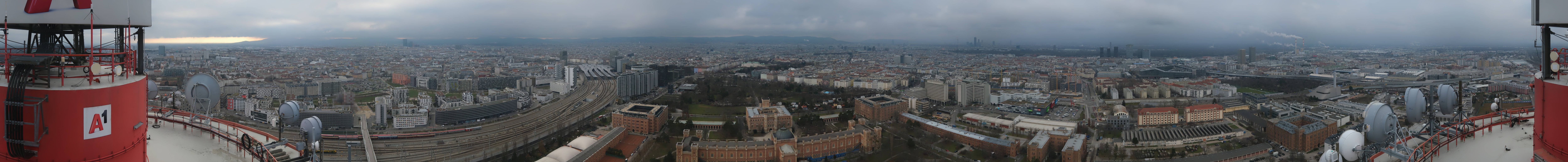 Archiv Foto Webcam Wien - Stadtpanorama