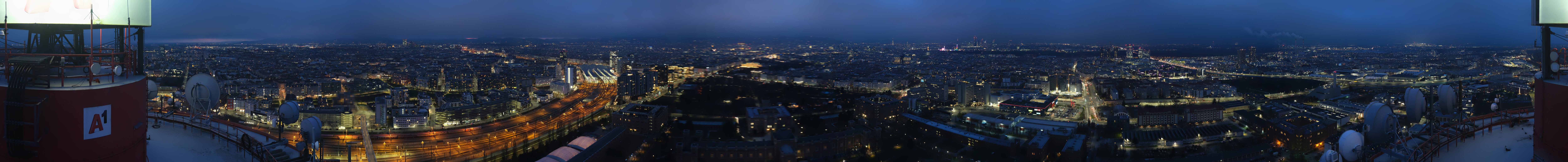 Archiv Foto Webcam Wien - Stadtpanorama