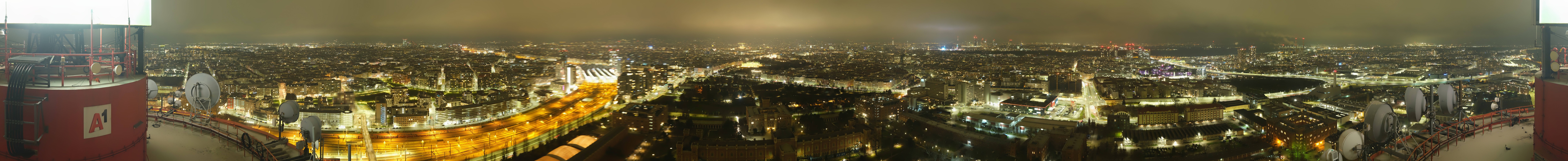 Archiv Foto Webcam Wien - Stadtpanorama