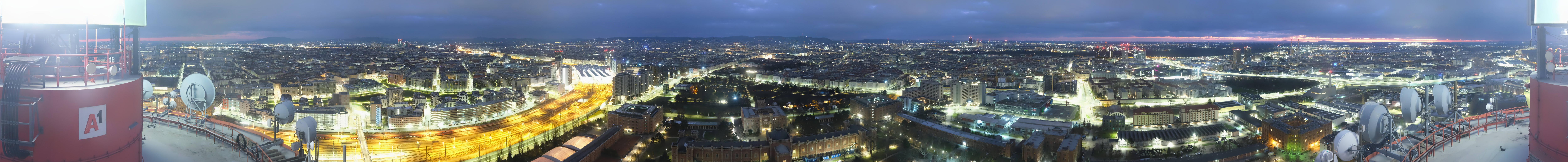 Archiv Foto Webcam Wien - Stadtpanorama