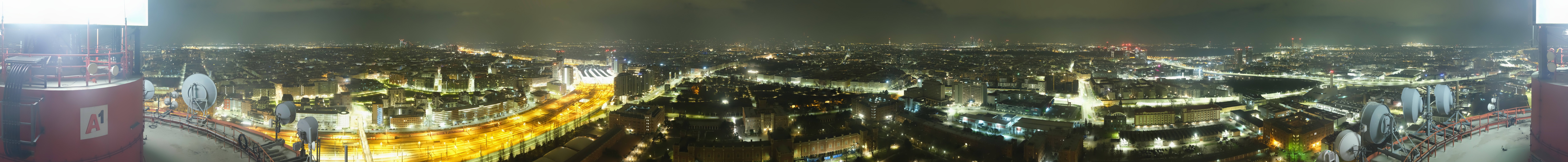 Archiv Foto Webcam Wien - Stadtpanorama