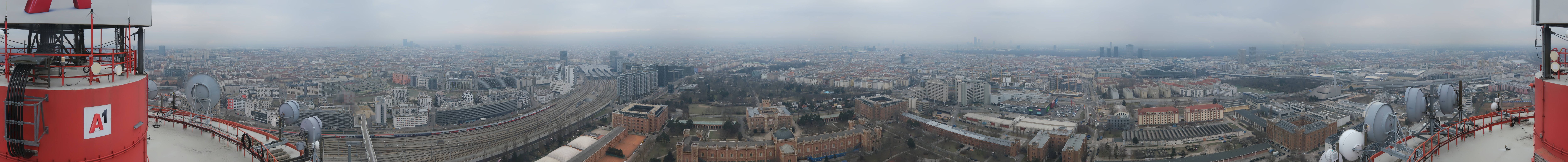 Archiv Foto Webcam Wien - Stadtpanorama
