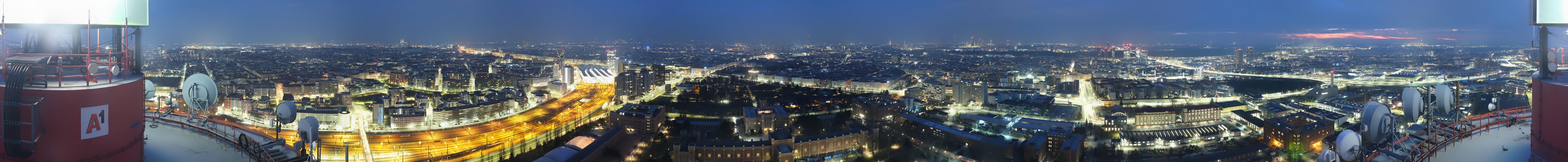 Archived image Webcam Vienna - View of the city