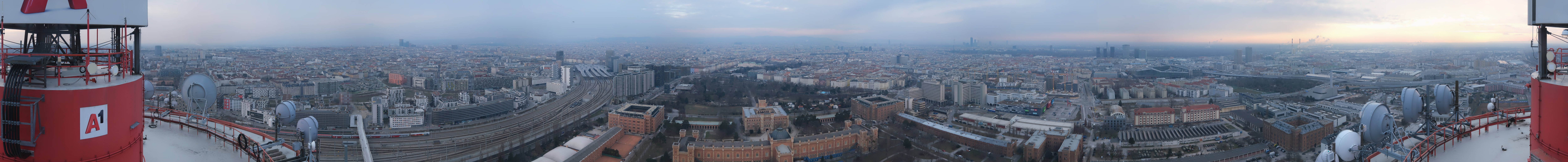 Archived image Webcam Vienna - View of the city