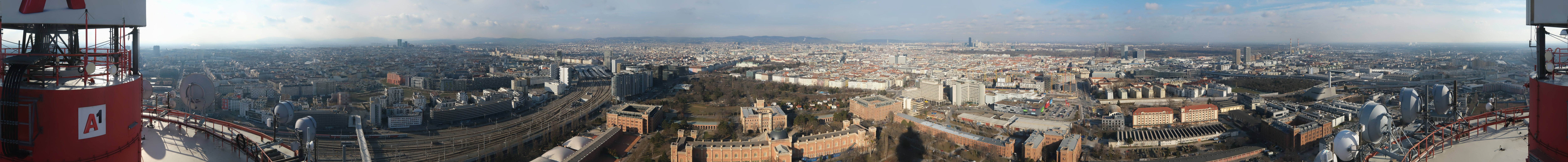 Archived image Webcam Vienna - View of the city