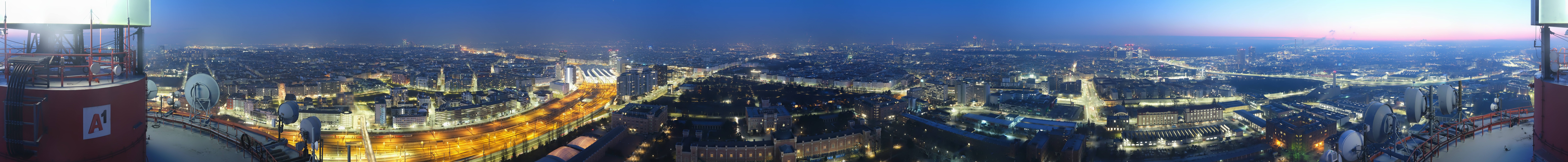 Archiv Foto Webcam Wien - Stadtpanorama