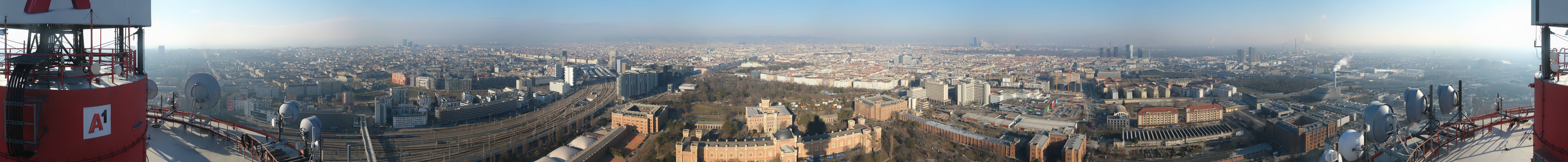 Archiv Foto Webcam Wien - Stadtpanorama