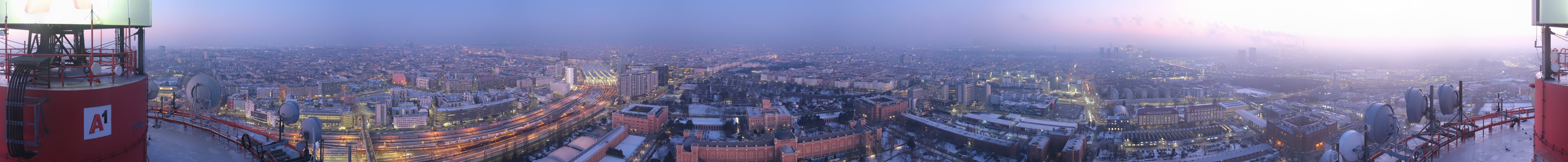 Archiv Foto Webcam Wien - Stadtpanorama