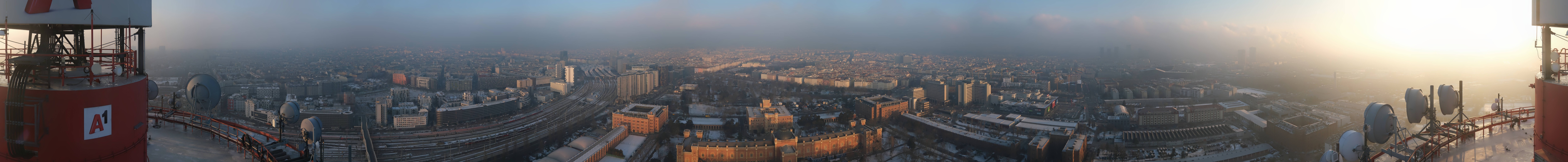 Archiv Foto Webcam Wien - Stadtpanorama