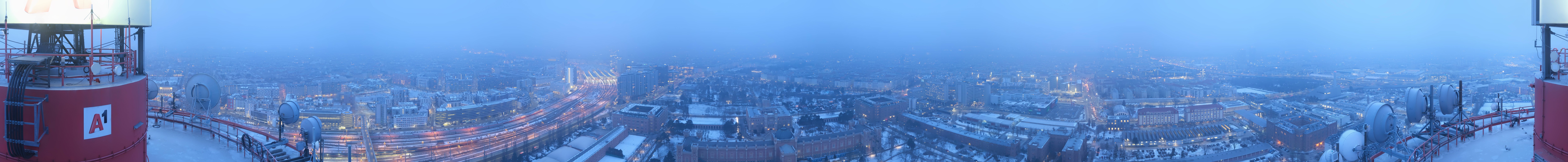 Archiv Foto Webcam Wien - Stadtpanorama