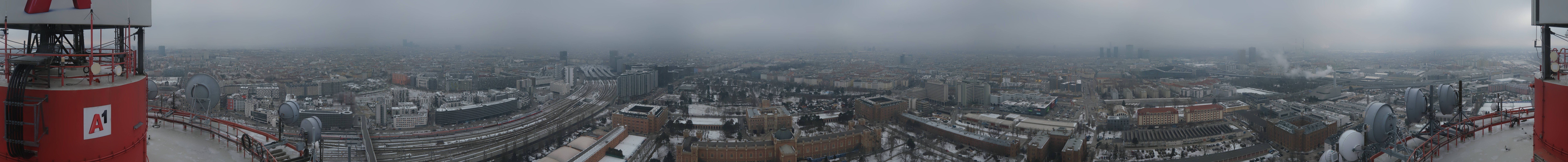 Archiv Foto Webcam Wien - Stadtpanorama